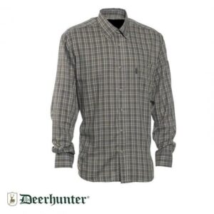 T. DEERHUNTER Waylon 399 Yeşil Kareli Uzun Kol Gömlek 41/42