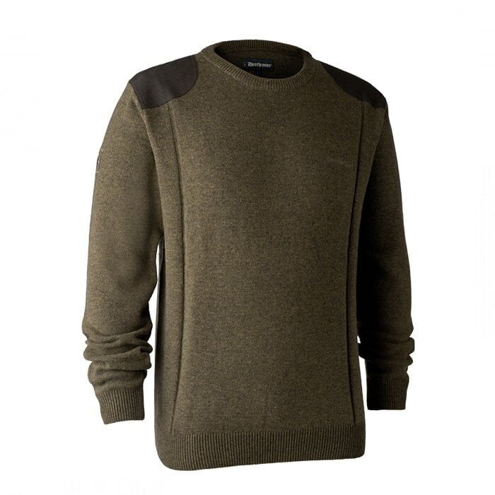 DEERHUNTER Sheffield Knit Yeşil Kazak M - Görsel 2