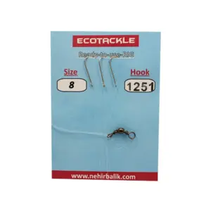 Ecotackle Fırdöndülü Yemli Takım 1251 3 İğne 100P
