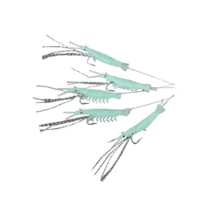 Fladen Living Shrimp Mezgit 5 Köstek Hazır Takım