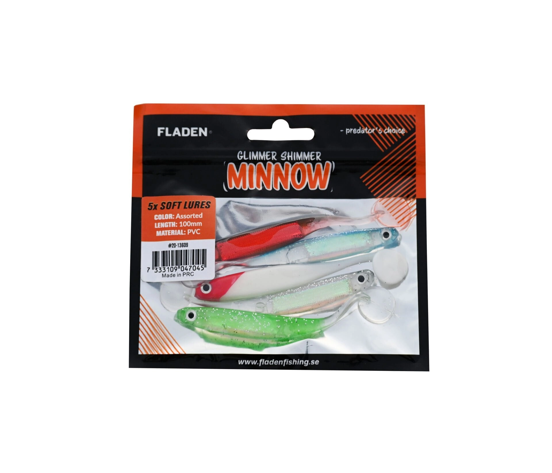 FLADEN GLIMMER SHIMMER MINNOW 10 CM 5P