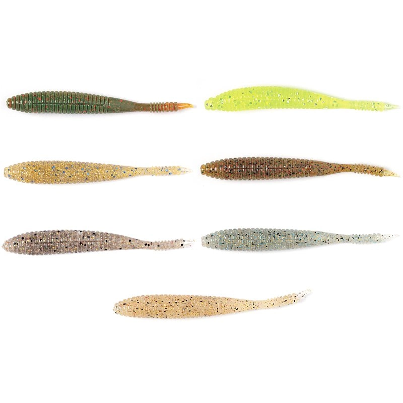 Lucky John S-Shad 3.8'' (9.65 cm) 5P Silikon Yem - Görsel 2