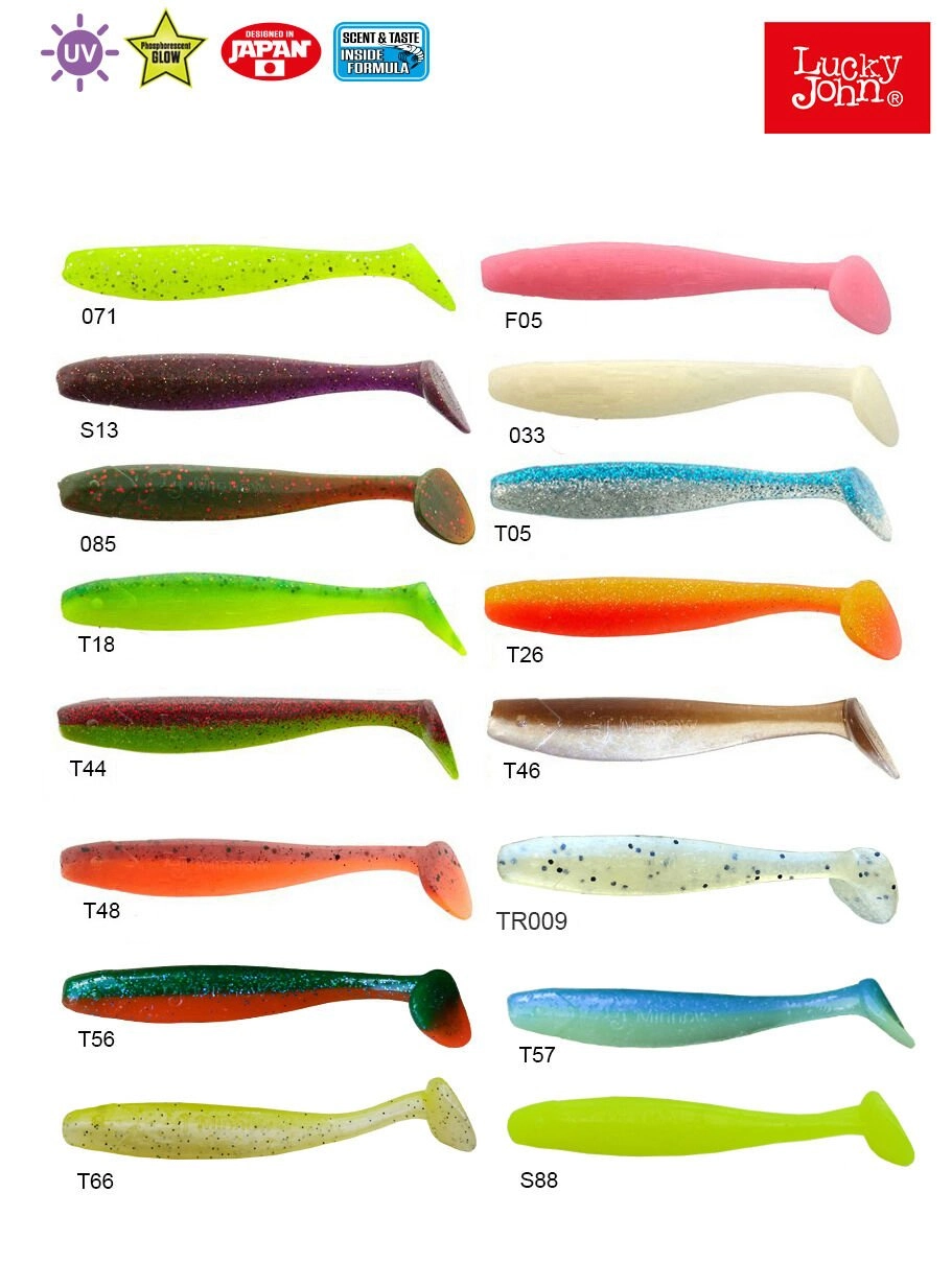 Lucky John Minnow 3.3'' (8.38 cm) 7P Silikon Yem - Görsel 3