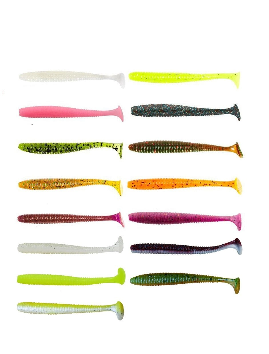 Lucky John S-Shad Tail 2.8'' (7.11 cm) 7P Silikon Yem - Görsel 2