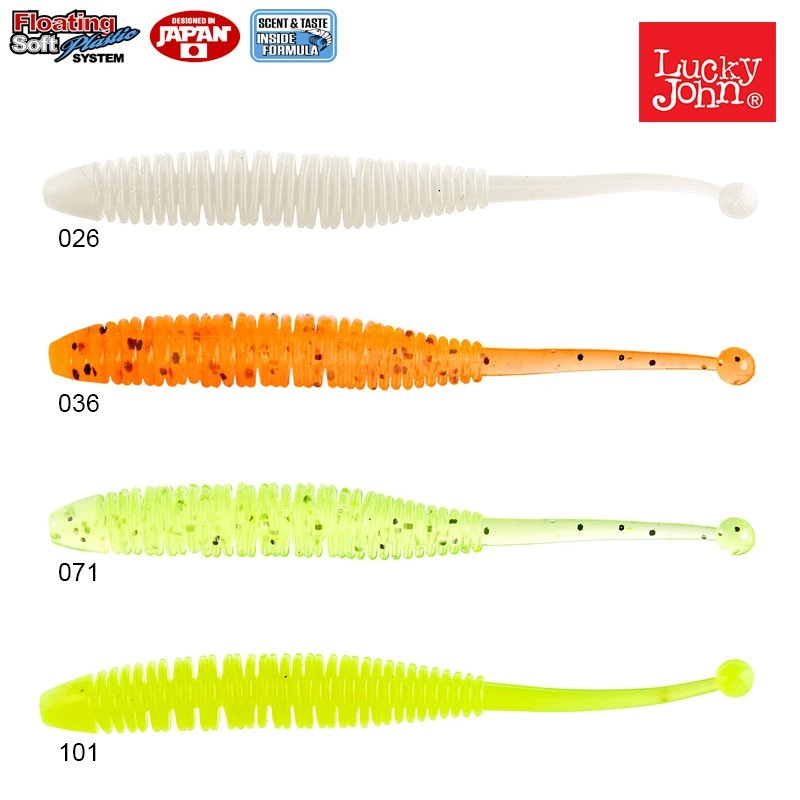 Lucky John Spanky Worm 3.2'' (8cm) 10p - Görsel 3