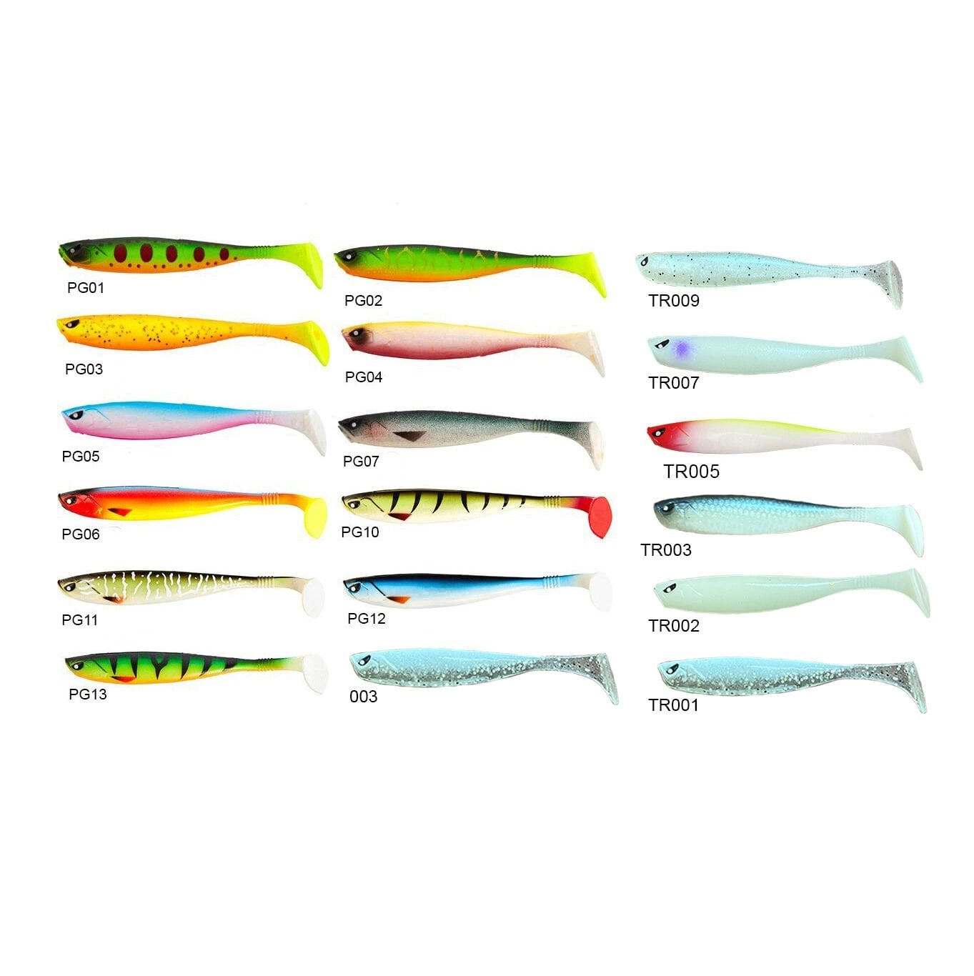 Lucky John Basara 3D Soft Swim 2.5'' (6.35 cm) 8P Silikon Yem - Görsel 2