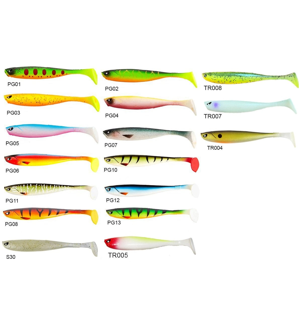 Lucky John Basara 3D Soft Swim 5'' (12.7 cm) 4P Silikon Yem - Görsel 2