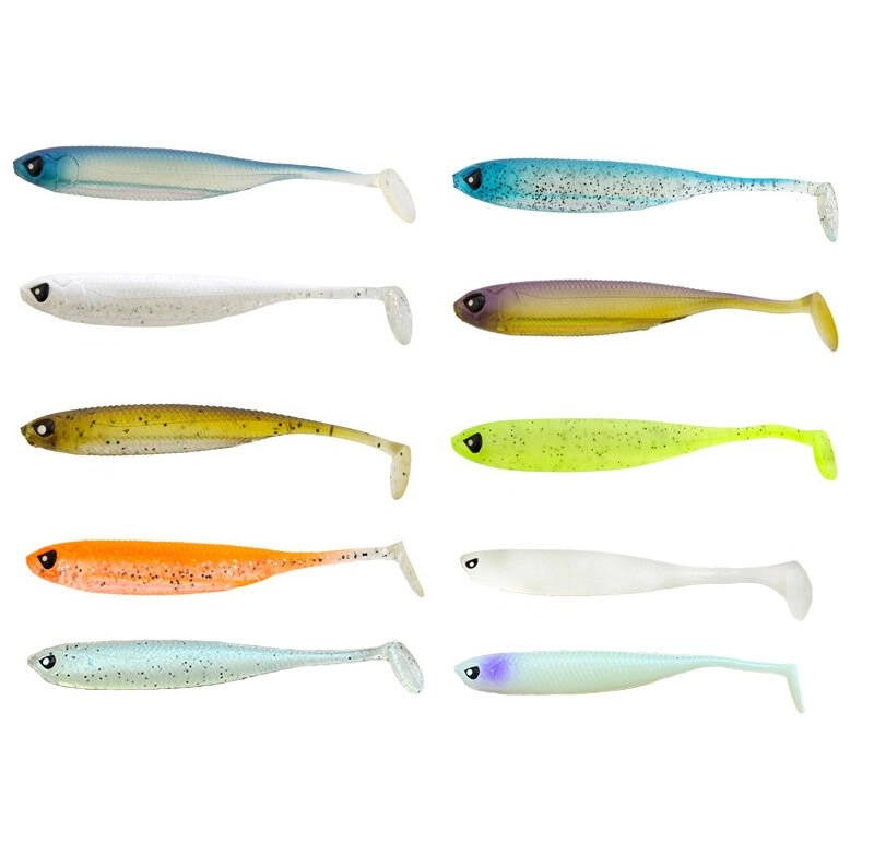 Lucky John Makora 3D Shad Tail 4'' (10.16 cm) 6P Silikon Yem - Görsel 2