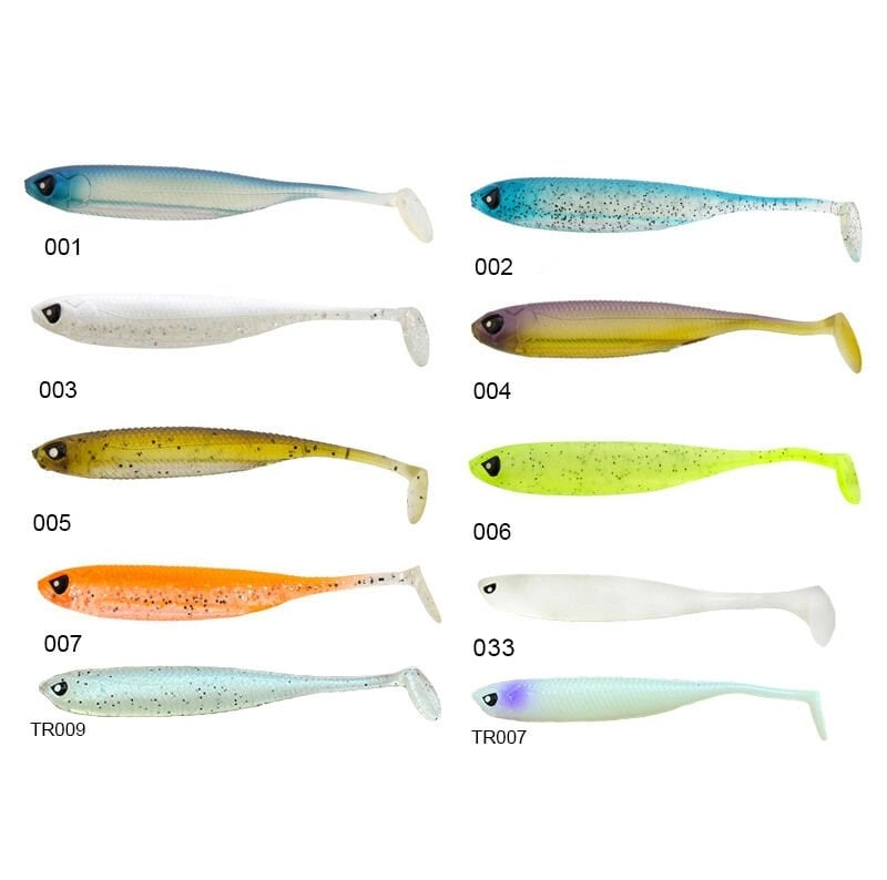 Lucky John Makora 3D Shad Tail 4'' (10.16 cm) 6P Silikon Yem - Görsel 3