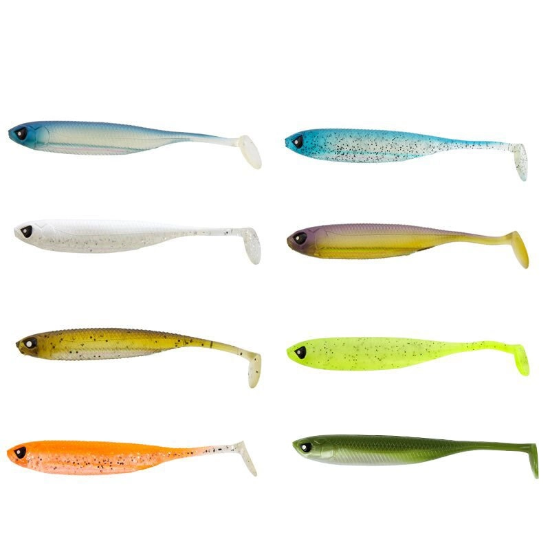 Lucky John Makora 3D Shad Tail 5'' (12.7 cm) 4P Silikon Yem - Görsel 2