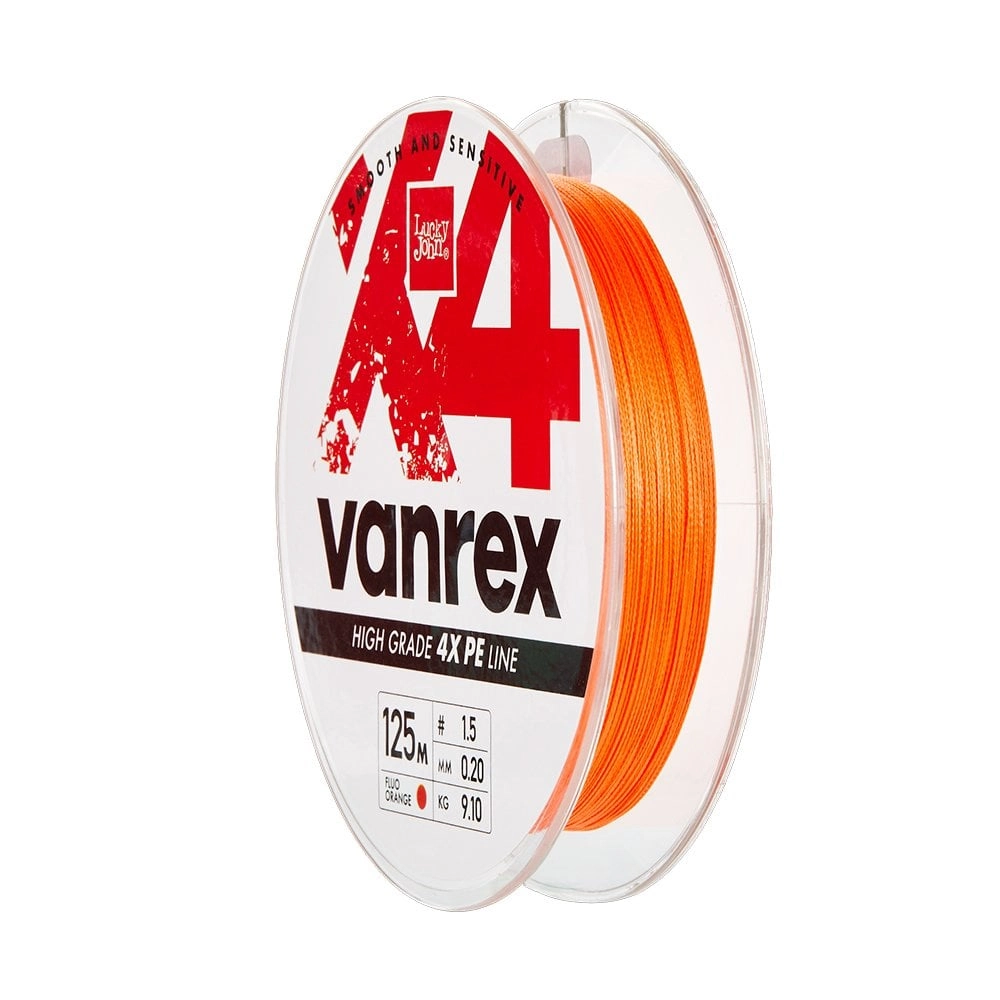 Lucky John Vanrex Pe Örgü X4 Fluo Turuncu 125M - Görsel 2