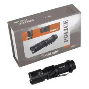 Police PS-1 El Feneri Kit Pil+Şarj Led Işık