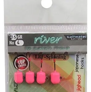 Rıver Hunter Jig Head Pembe Glow 4P